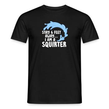 Squirter Des graphismes créatifs pour s’amuser - T-shirt homme - noir - Devant - AI Model Male 178 light (178cm)