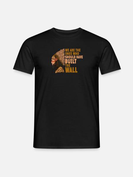 Nous aurions dû construire le mur... - T-shirt homme - noir