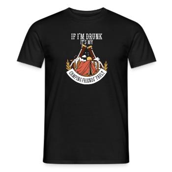 Wenn Ich Betrunken Bin, Ist Es Die Schuld Meiner - Männer T-Shirt - Schwarz - Vorne - AI Model Male 178 light (178cm)