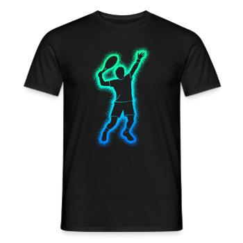 Joueurs de tennis Garçons Hommes Tennis Enfants - T-shirt homme - noir - Devant - AI Model Male 178 light (178cm)