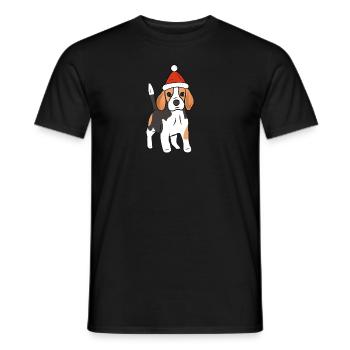 Süßer Beagle - Geschenkidee für Hundefreunde - Männer T-Shirt - Schwarz - Vorne - AI Model Male 178 light (178cm)