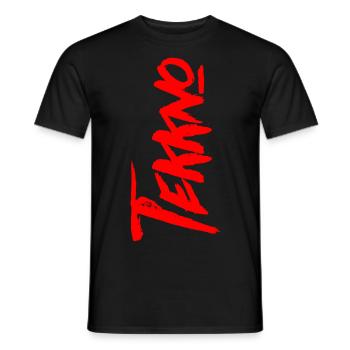 TEKKNO TECHNO HARD TEKK HARDTEKK TEKKE - Men's T-Shirt - black - Front - AI Model Male 178 light (178cm)