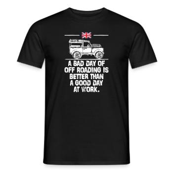 Landy - Männer T-Shirt - Schwarz - Vorne - AI Model Male 178 light (178cm)