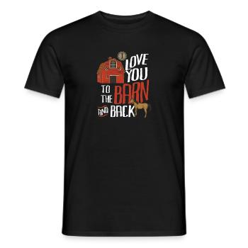 I love to ride you out - Men's T-Shirt - black - Front - AI Model Male 178 light (178cm)