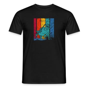Spearfishing - spear fishing flag t-shirt - Männer T-Shirt - Schwarz - Vorne - AI Model Male 178 light (178cm)