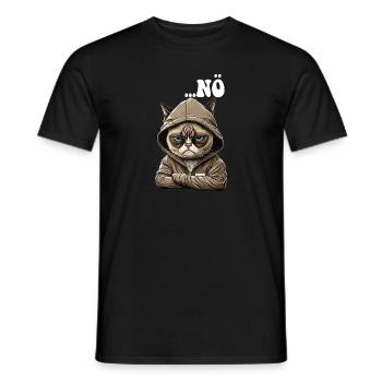 Nö! Neinsager - Mitarbeiter Arbeitskollegen - Männer T-Shirt - Schwarz - Vorne - AI Model Male 178 light (178cm)