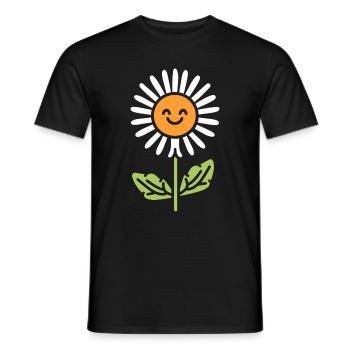 Löwenzahn - Männer T-Shirt - Schwarz - Vorne - AI Model Male 178 light (178cm)