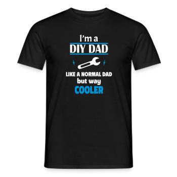 Je suis un papa bricoleur - T-shirt homme - noir - Devant - AI Model Male 178 light (178cm)