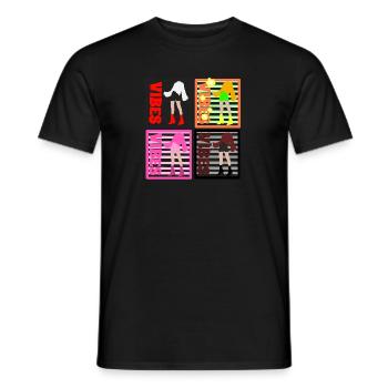 Energie féminine - T-shirt homme - noir - Devant - AI Model Male 178 light (178cm)