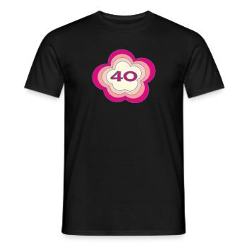 JAHRESTAG. ALLES GUTE ZUM GEBURTSTAG. ALLES GUTE ZUM GEBURTSTAG. - Männer T-Shirt - Schwarz - Vorne - AI Model Male 178 light (178cm)