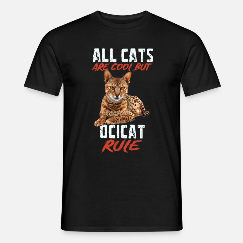 Ocicat - Men's T-Shirt - black