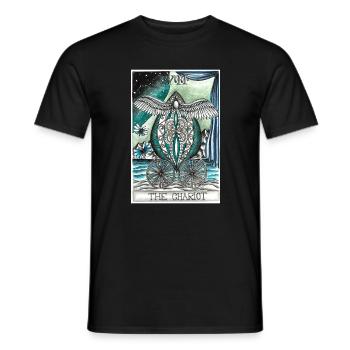 The Chariot - Men's T-Shirt - black - Front - AI Model Male 178 light (178cm)