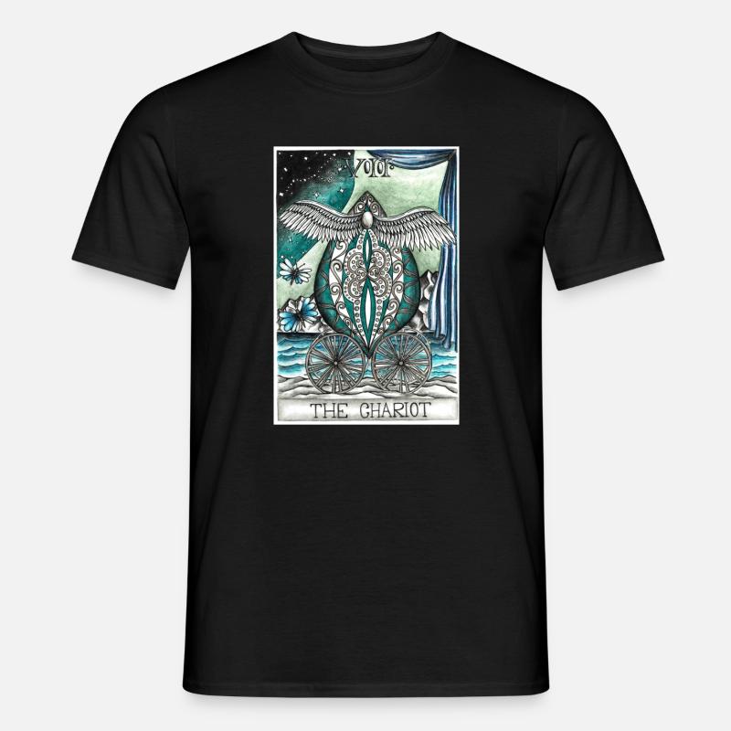 The Chariot - Männer T-Shirt - Schwarz