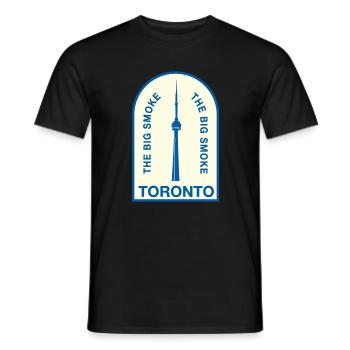 Toronto CNTower Big Smoke - T-shirt homme - noir - Devant - AI Model Male 178 light (178cm)