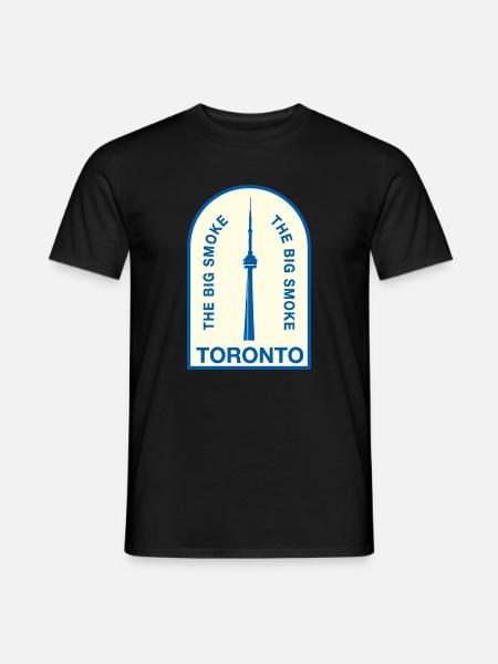 Toronto CNTower Big Smoke - Men's T-Shirt - black