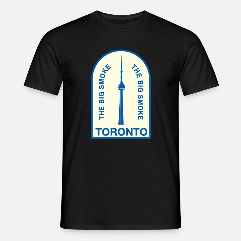 Toronto CNTower Big Smoke - Männer T-Shirt - Schwarz