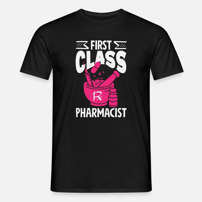 Apotheker Pharmazeutisch-technischer - Männer T-Shirt - Schwarz