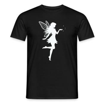 Fairy Elf - Men's T-Shirt - black - Front - AI Model Male 178 light (178cm)