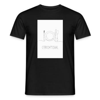 Gerichtssaal Wortspiel Lustig Küche - Männer T-Shirt - Schwarz - Vorne - AI Model Male 178 light (178cm)