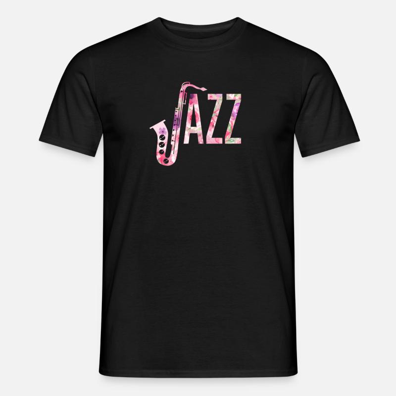 Jazz - Männer T-Shirt - Schwarz