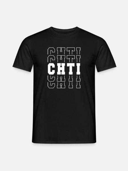 Ch 'ti Geschenk Stolz Humor chti Mann Frau - Männer T-Shirt - Schwarz