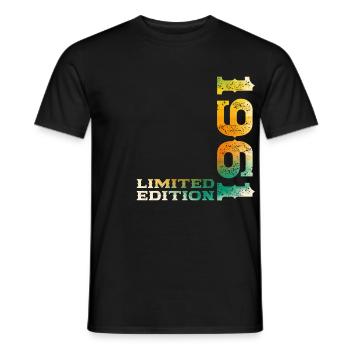 64th Birthday Original Vintage 1961 - Men's T-Shirt - black - Front - AI Model Male 178 light (178cm)