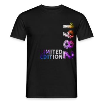 43ème Anniversaire Légende Millésime 1982 - T-shirt homme - noir - Devant - AI Model Male 178 light (178cm)