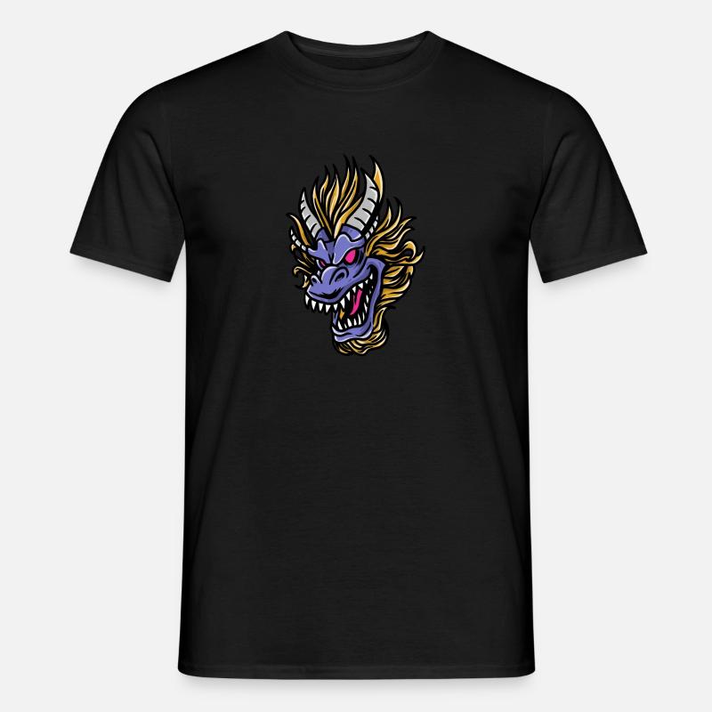 Fantasy Rollespil Magic Dungeon Dragon - Mænd T-shirt - sort