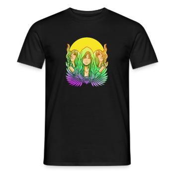 Ancien Dieu Grec De Ma Tête Mythologie - T-shirt homme - noir - Devant - AI Model Male 178 light (178cm)