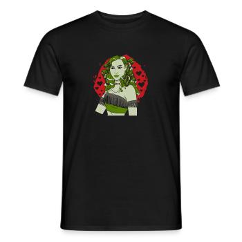 Ancient God Greek Medussa Mythology - Men's T-Shirt - black - Front - AI Model Male 178 light (178cm)