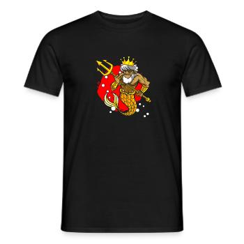 Ancient God Greek Zeus Mythology - Men's T-Shirt - black - Front - AI Model Male 178 light (178cm)