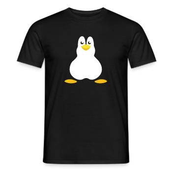 Halloween Pinguin Kostüm Pinguin - Männer T-Shirt - Schwarz - Vorne - AI Model Male 178 light (178cm)