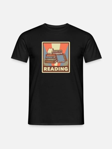 Book Nerd Learning Librarian Reading - Men's T-Shirt - black