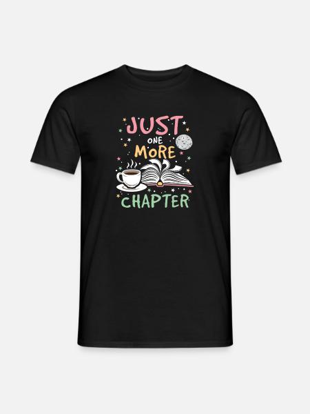 Book Nerd One Chapter Reading - Men's T-Shirt - black