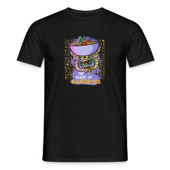 Curse Of Ramenses Egyptian Mythology - Men's T-Shirt - black - Front - AI Model Male 178 light (178cm)