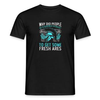 Akropolist Fresh Ares Griechische Mythologie - Männer T-Shirt - Schwarz - Vorne - AI Model Male 178 light (178cm)