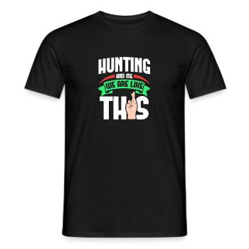 Chassez-moi sont comme - T-shirt homme - noir - Devant - AI Model Male 178 light (178cm)