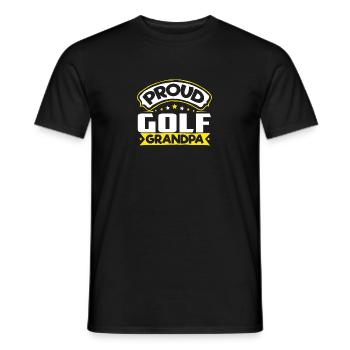 Sport Opa Golf Opa - Männer T-Shirt - Schwarz - Vorne - AI Model Male 178 light (178cm)