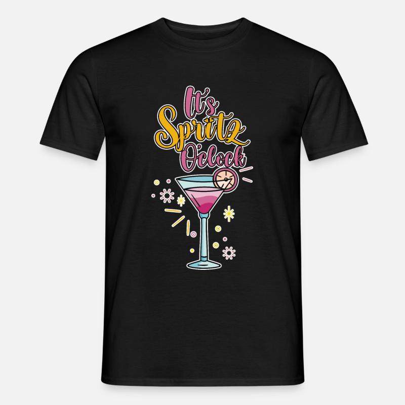 It's Spritz O'clock 4 - Männer T-Shirt - Schwarz