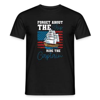 Bateau - T-shirt homme - noir - Devant - AI Model Male 178 light (178cm)