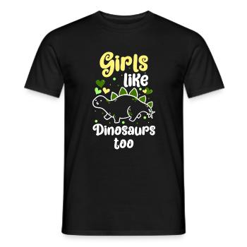 T-Rex Saurier Archäologie - Männer T-Shirt - Schwarz - Vorne - AI Model Male 178 light (178cm)