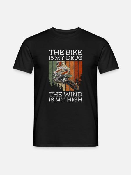 Dirt Bike Adrenaline Biker Street - Men's T-Shirt - black