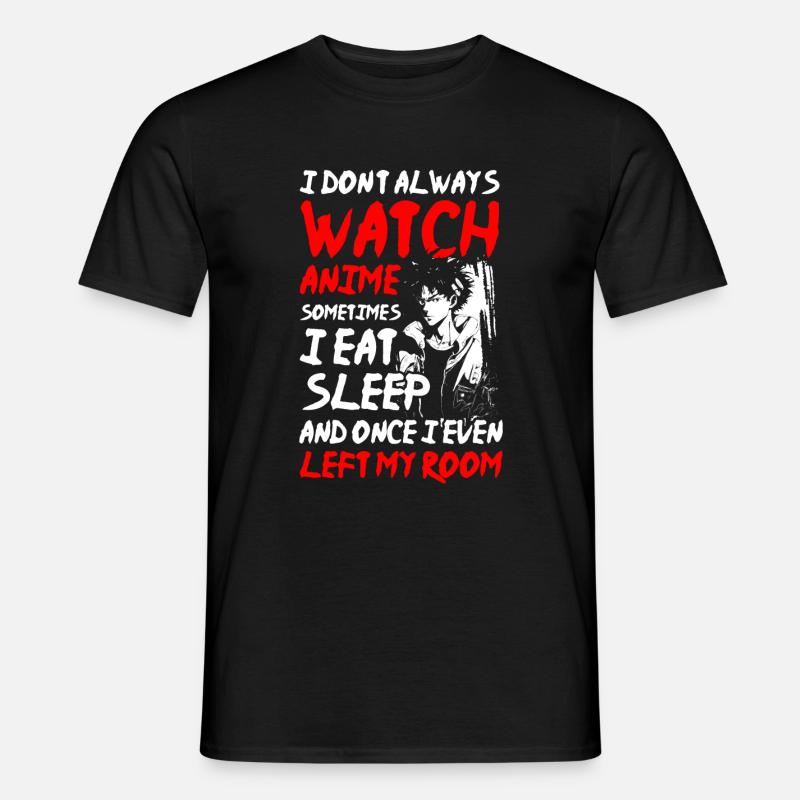Cosplay Senpai Comic Nerd - Männer T-Shirt - Schwarz