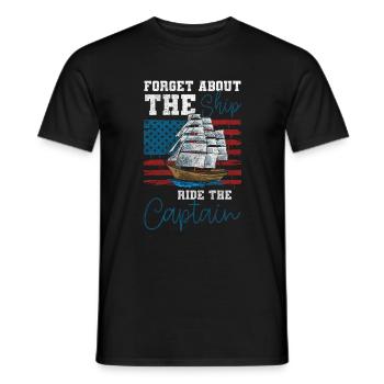 Lac Sailboat Beach - T-shirt homme - noir - Devant - AI Model Male 178 light (178cm)