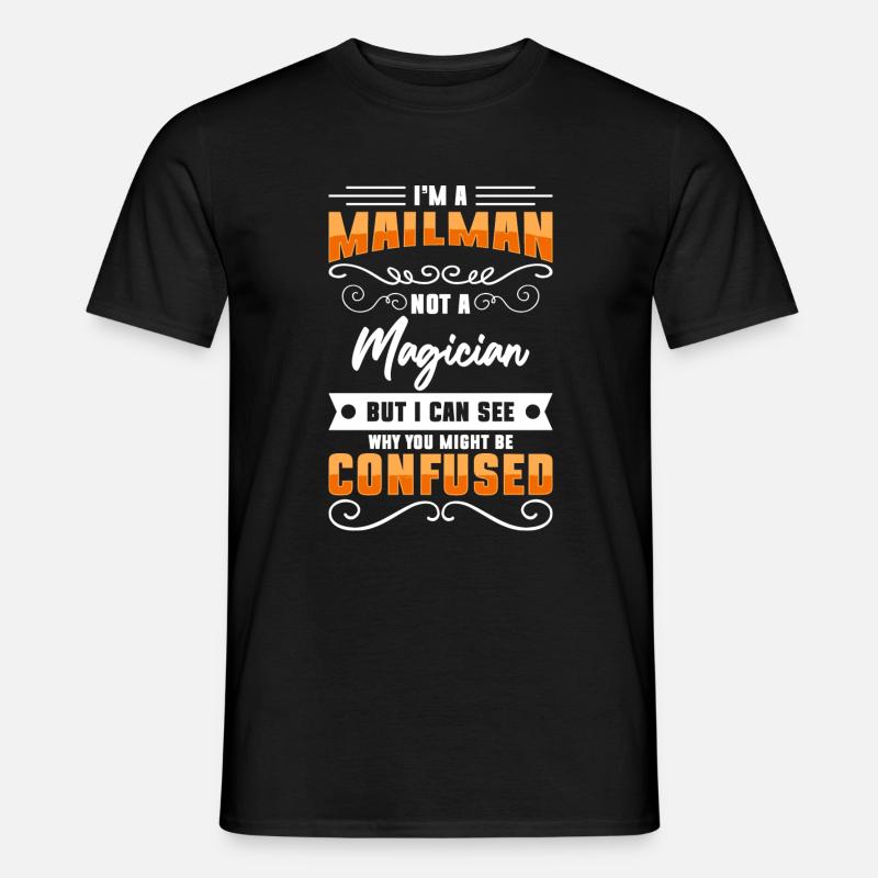 Postman Shipment Courier Service - Men’s T-shirt - black