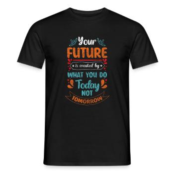 Chief Company Captain - Men's T-Shirt - black - Front - AI Model Male 178 light (178cm)