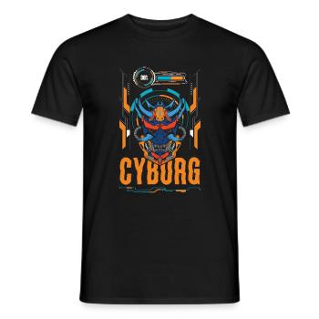 Zukunft Roboter Maschine Futuristisch - Männer T-Shirt - Schwarz - Vorne - AI Model Male 178 light (178cm)