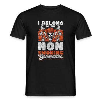 Quitting Discipline - Men's T-Shirt - black - Front - AI Model Male 178 light (178cm)