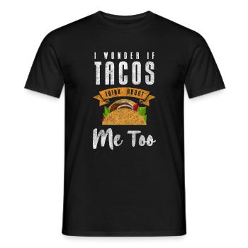 Fromage gastronomique mexicain espagnol - T-shirt homme - noir - Devant - AI Model Male 178 light (178cm)