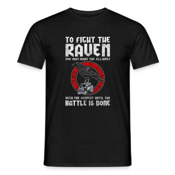 Crow Odin Witchcraft Clever - Men's T-Shirt - black - Front - AI Model Male 178 light (178cm)